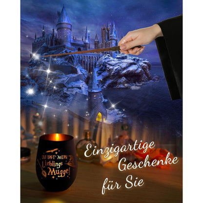 Windlicht Glas Gravur Weihnachten Halloween Geschenk Männer