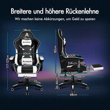 ALFORDSON Gaming-Stuhl mit Massage