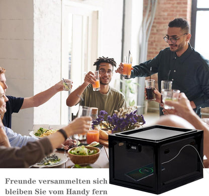 Medikamenten Aufbewahrungsbox abschließbar transparent 10L Faltbar