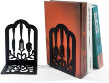 Kreative Metall Buchstützen 2er Set Besteck Stil, Kreative Deko