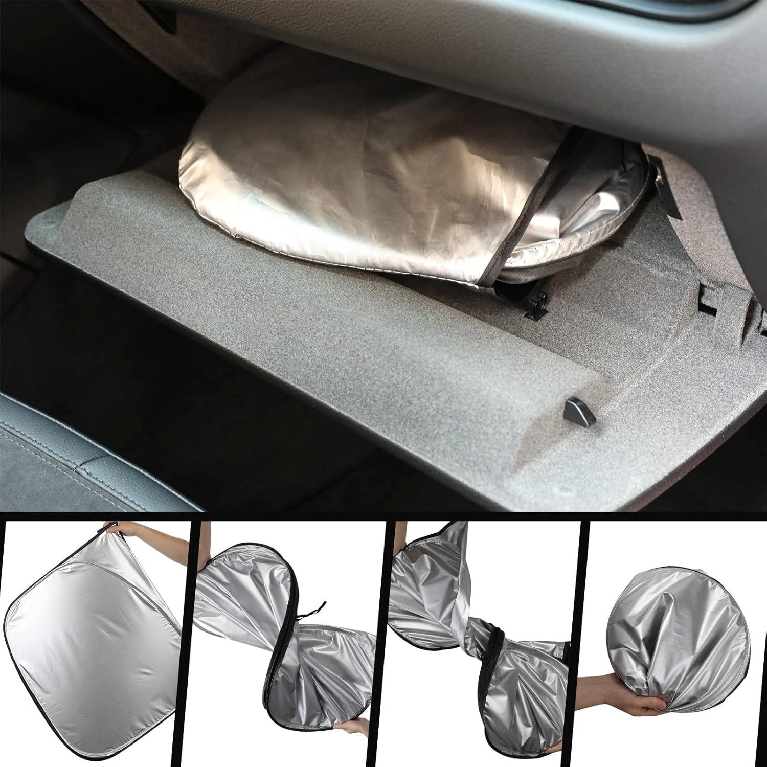 FREESOO Sonnenschutz Auto Frontscheibe Windschutzscheibe UV-Strahlen Schutz Faltbar 140x70cm