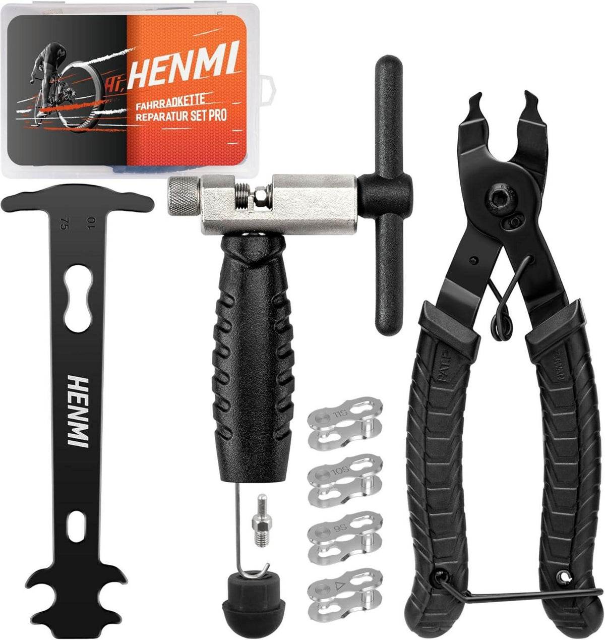 Fahrrad Kettennieter Set Multifunktion 7-12 Gang Reparaturwerkzeug