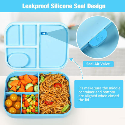 CAPERCI Brotdose Kinder 1400ml Lunchbox Bento Box