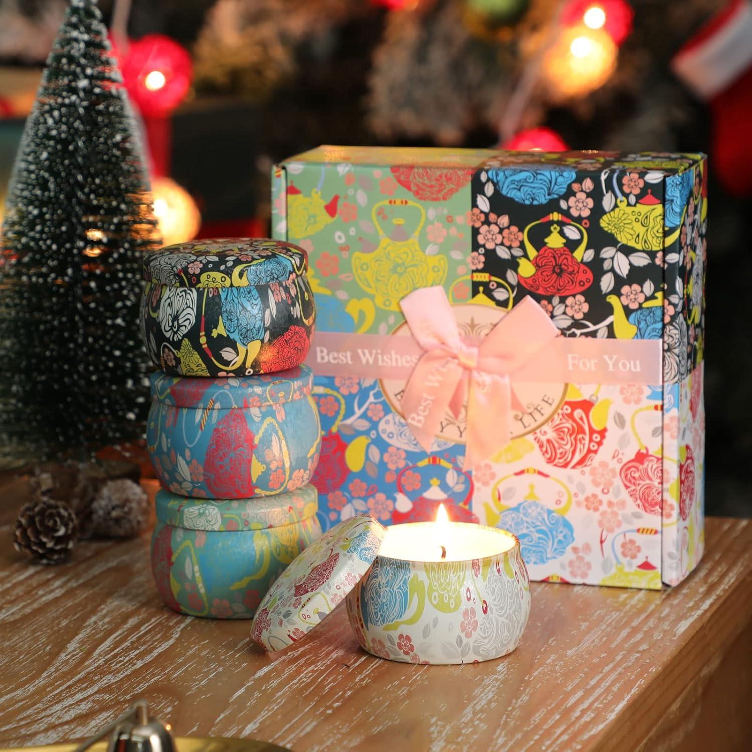 Duftkerzen Geschenkset 12er Lavendel Aromatherapie Kerzen Stressabbau