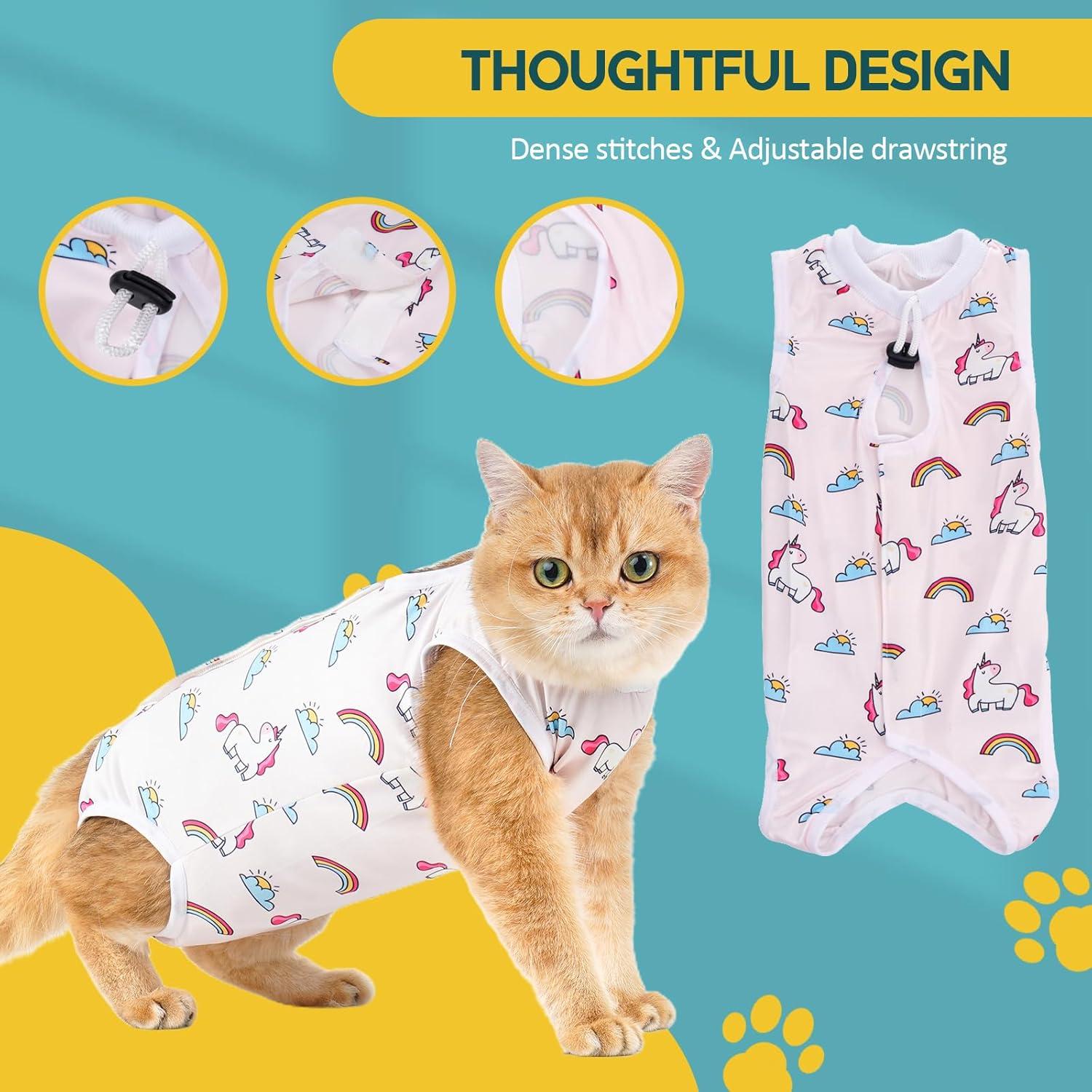 Katzenbody Erholungsanzug Kastration Spay Suit Modal -M-Unicorn M
