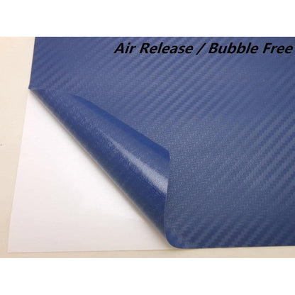 Carbonfolie Matt Blau 30x300cm – Blasenfrei & Lackschutz