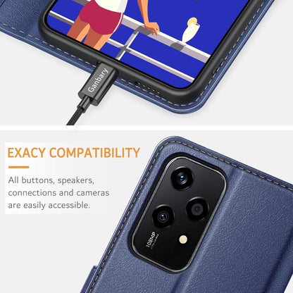 Premium Leder Klapphülle für Honor 200