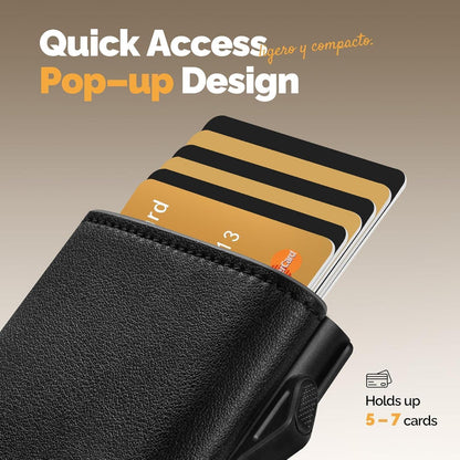 Herren Geldbörse RFID Kartenetui Slim Wallet Große Kapazität