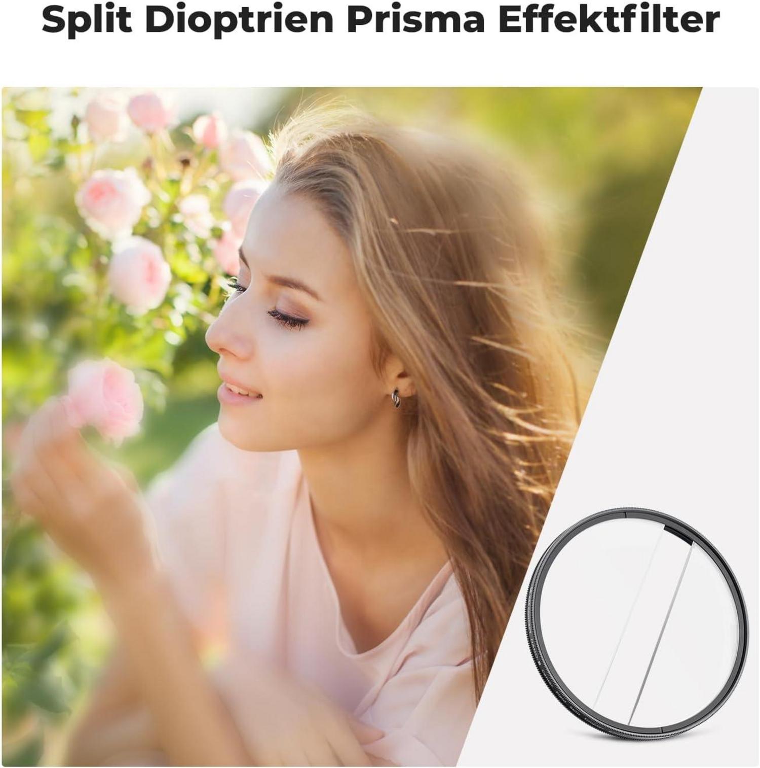 67mm K&F Concept Split Dioptrien Prisma Filter für