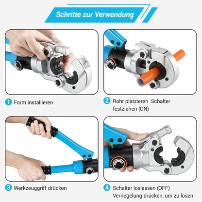 Profi Presszange TH-Kontur für Alu-Kunststoffrohre 16-32mm