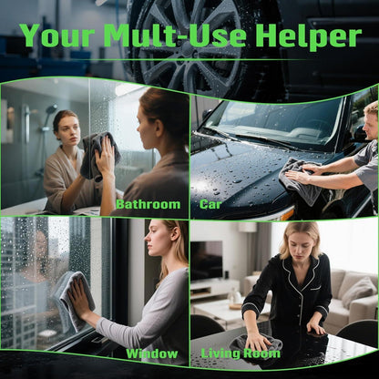 Mikrofaser Trockentuch XXL – 3er Set für Auto, Bad & Haushalt