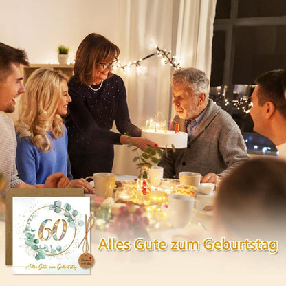 Luckeey 60. Geburtstag Geldgeschenke Karte Umschläge Freunde Familie