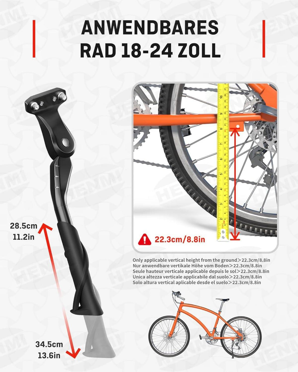 Fahrradständer 18-24 Zoll Kinder Aluminiumlegierung Stabil