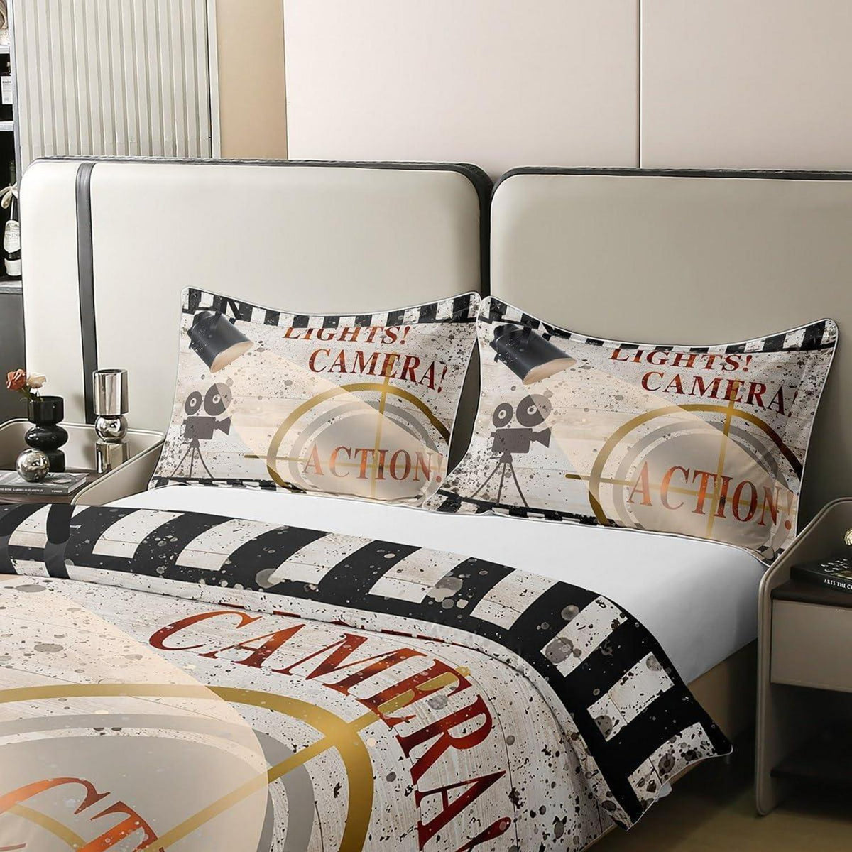 Filmthema Baumwoll Bettwäsche Set 220x240cm für Kinderzimmer