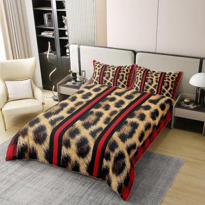 Leopard Bettwäsche Set 155x220cm – Kinderzimmer Safari Dekor