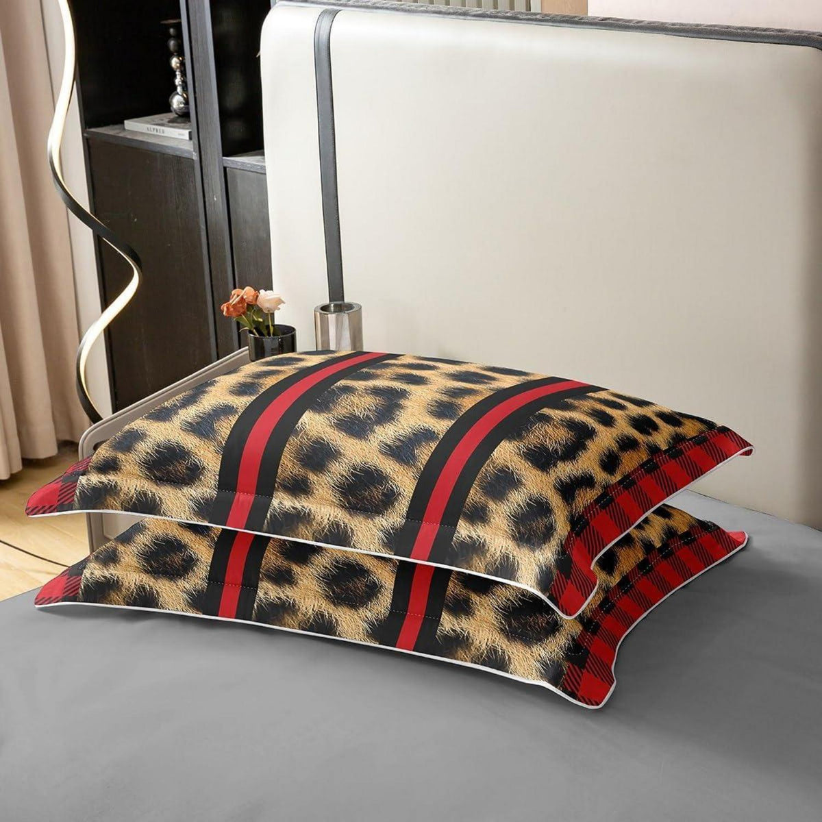 Leopard Bettwäsche Set 155x220cm – Kinderzimmer Safari Dekor