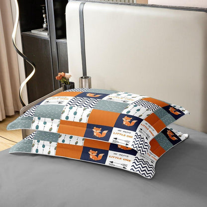 Fuchs Bettwäsche Set 200x200cm Baumwolle Kinderzimmer Boho