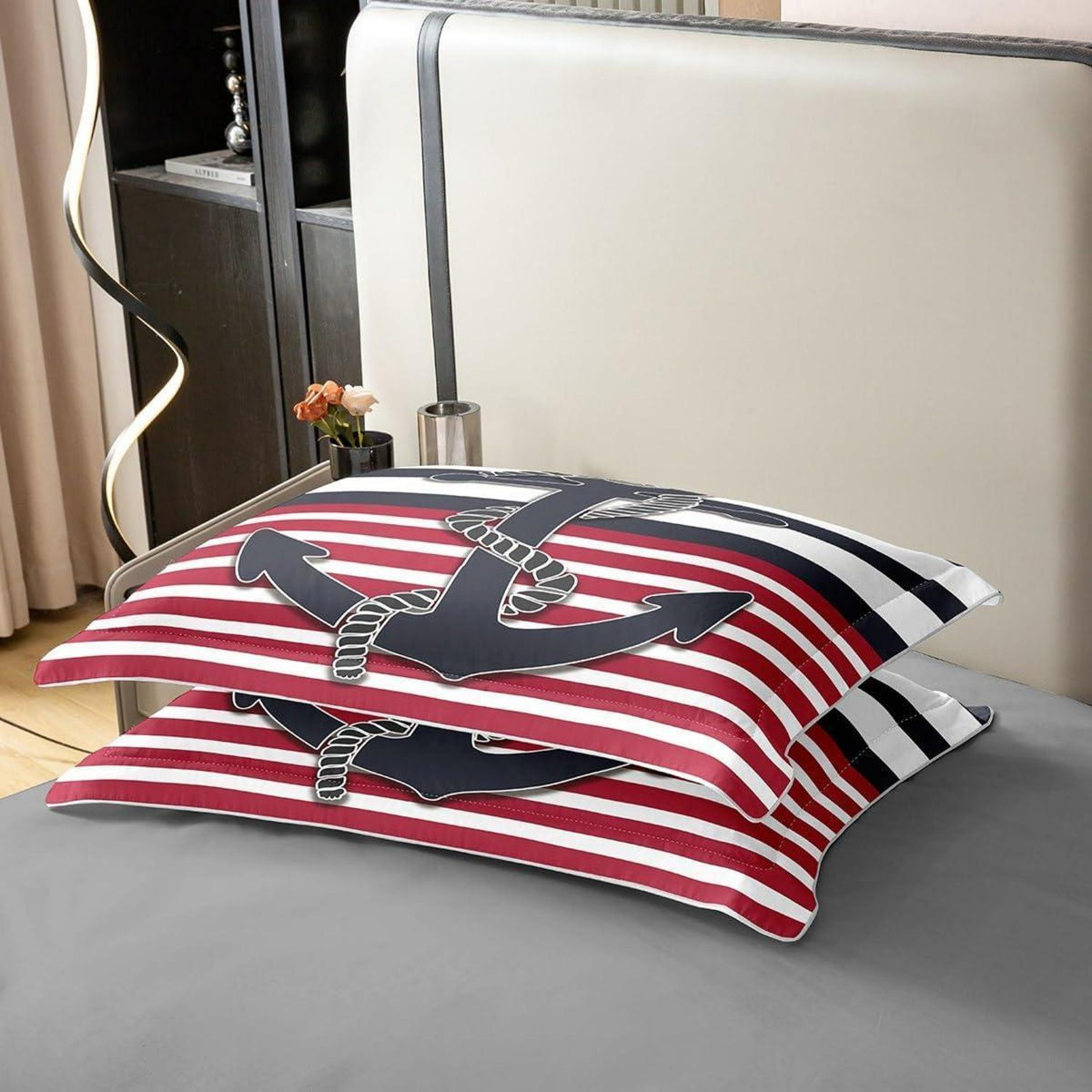 Nautisches Bettwäsche-Set 200x200cm – Jungenzimmer Küstenabenteuer