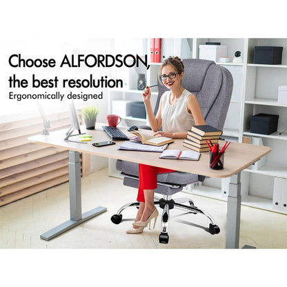 ALFORDSON Bürostuhl Massagefunktion ergonomisches Design