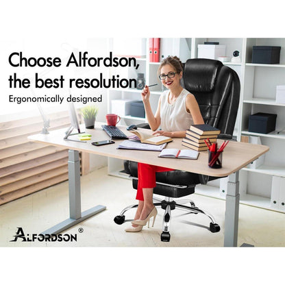 ALFORDSON Bürostuhl Massagefunktion ergonomisches Design