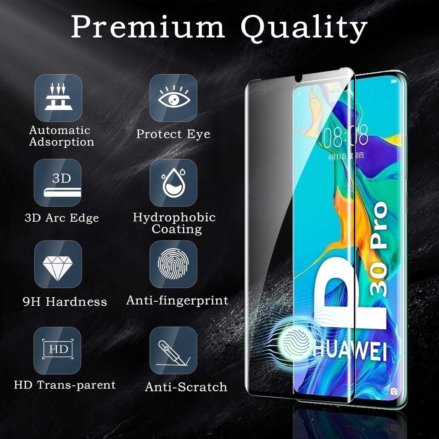 Huawei P30 Pro Schutzfolie Panzer Schutz 3D Displayschutz