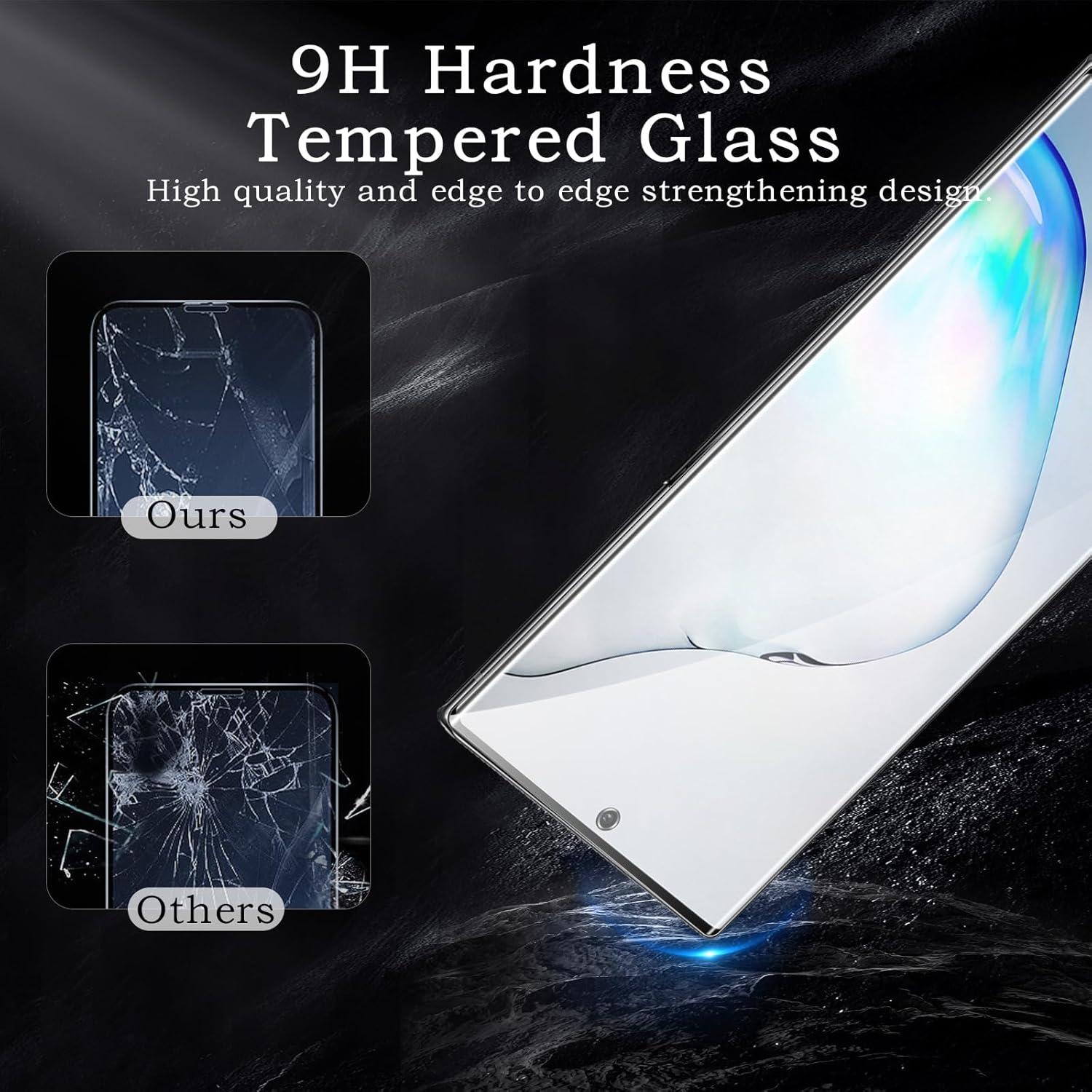 2x Samsung Galaxy note 10 Panzerschutzfolie 3D Displayschutz