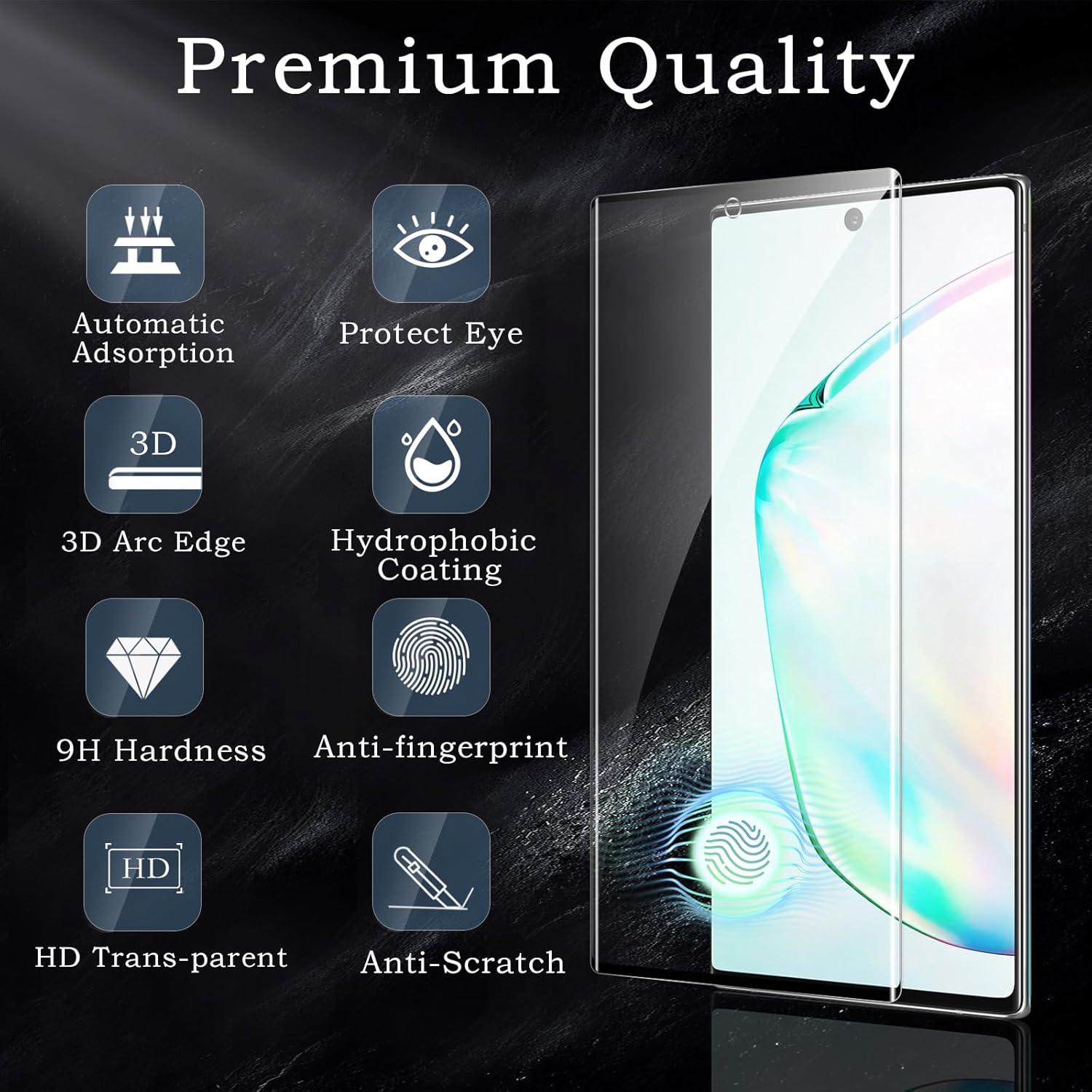 Samsung Galaxy Note 10 Plus Schutzfolie 3D Displayschutz 9H