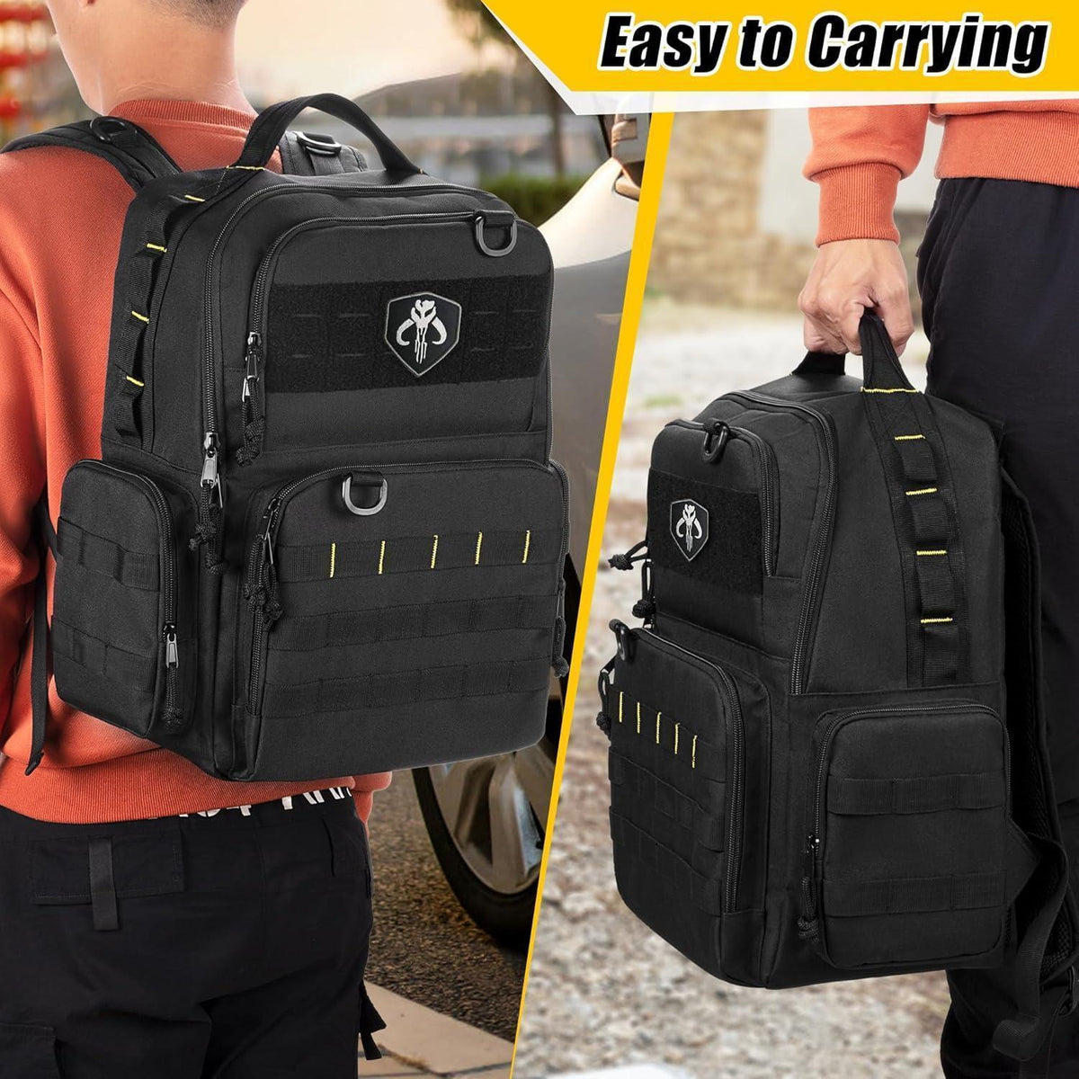 Werkzeugrucksack Herren mit Organizer-Taschen, robust & bequem