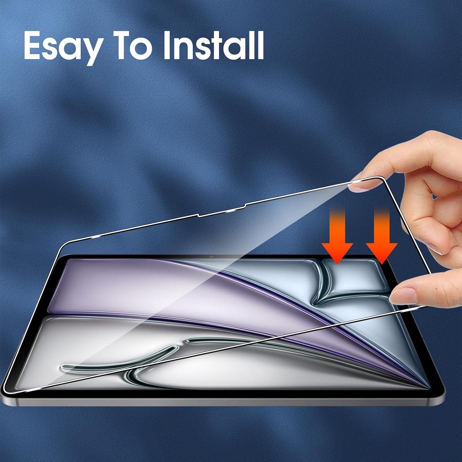 Schutzfolie für iPad Air 6 11'' 2024 Panzerglas Displayschutzfolie Transparent