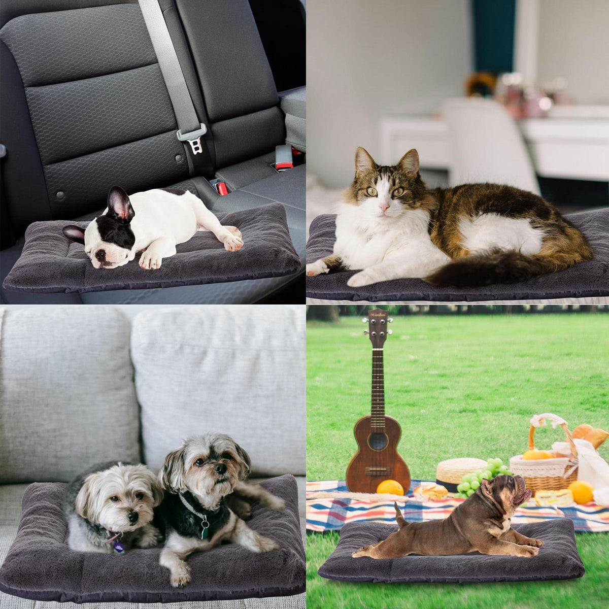 Waschbare Hundematte 104x71cm – Weich & Wasserabweisend