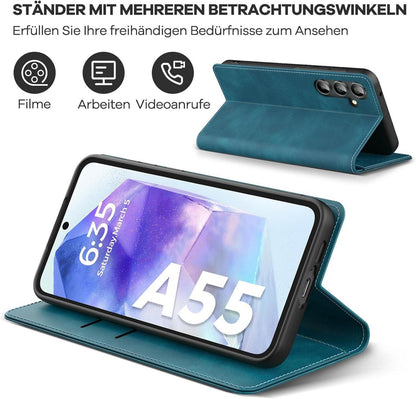 Samsung Galaxy A55 5G Handyhülle mit Schutzfolie und RFID-Schutz