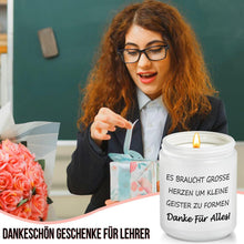Lavendel Duftkerze Lehrerin Dankeschön 200g Sojawachs