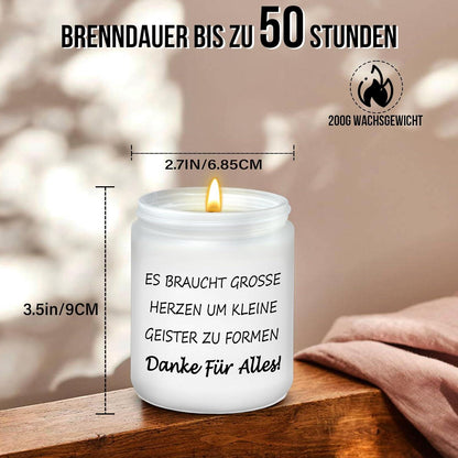 Lehrerin Lavendel Duftkerze Abschiedsgeschenk Dankeschön Erzieherin