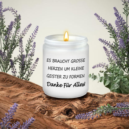 Lehrerin Lavendel Duftkerze Abschiedsgeschenk Dankeschön Erzieherin