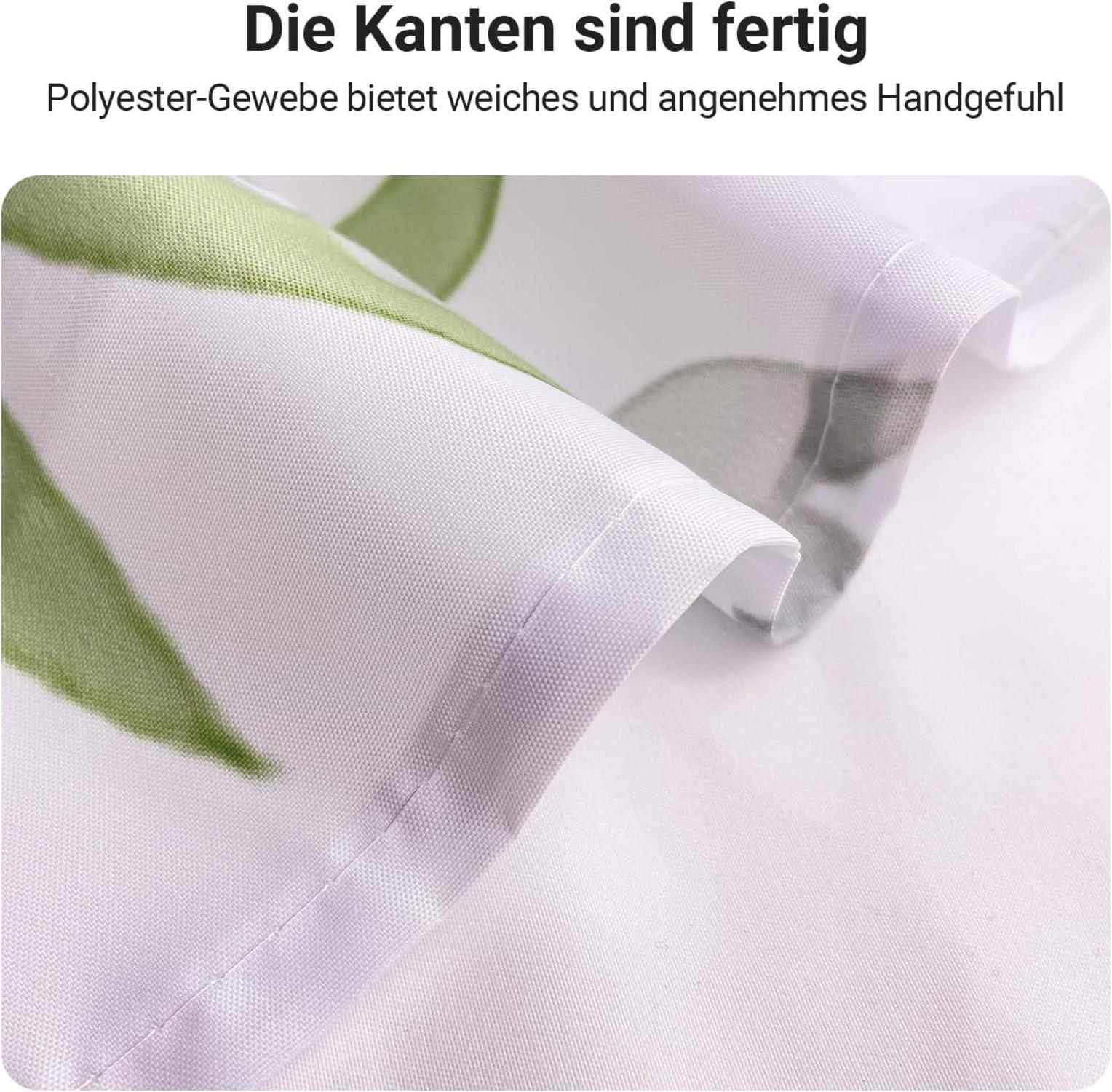 Duschvorhang Blätter Muster 150x200cm Antischimmel Wasserdicht Polyester