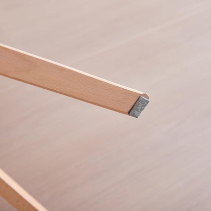 2er-Set Esszimmerstühle Nordic Schwarz – Massivholz Buche