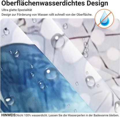 Duschvorhang 180x160cm Meeresschildkröte Polyester