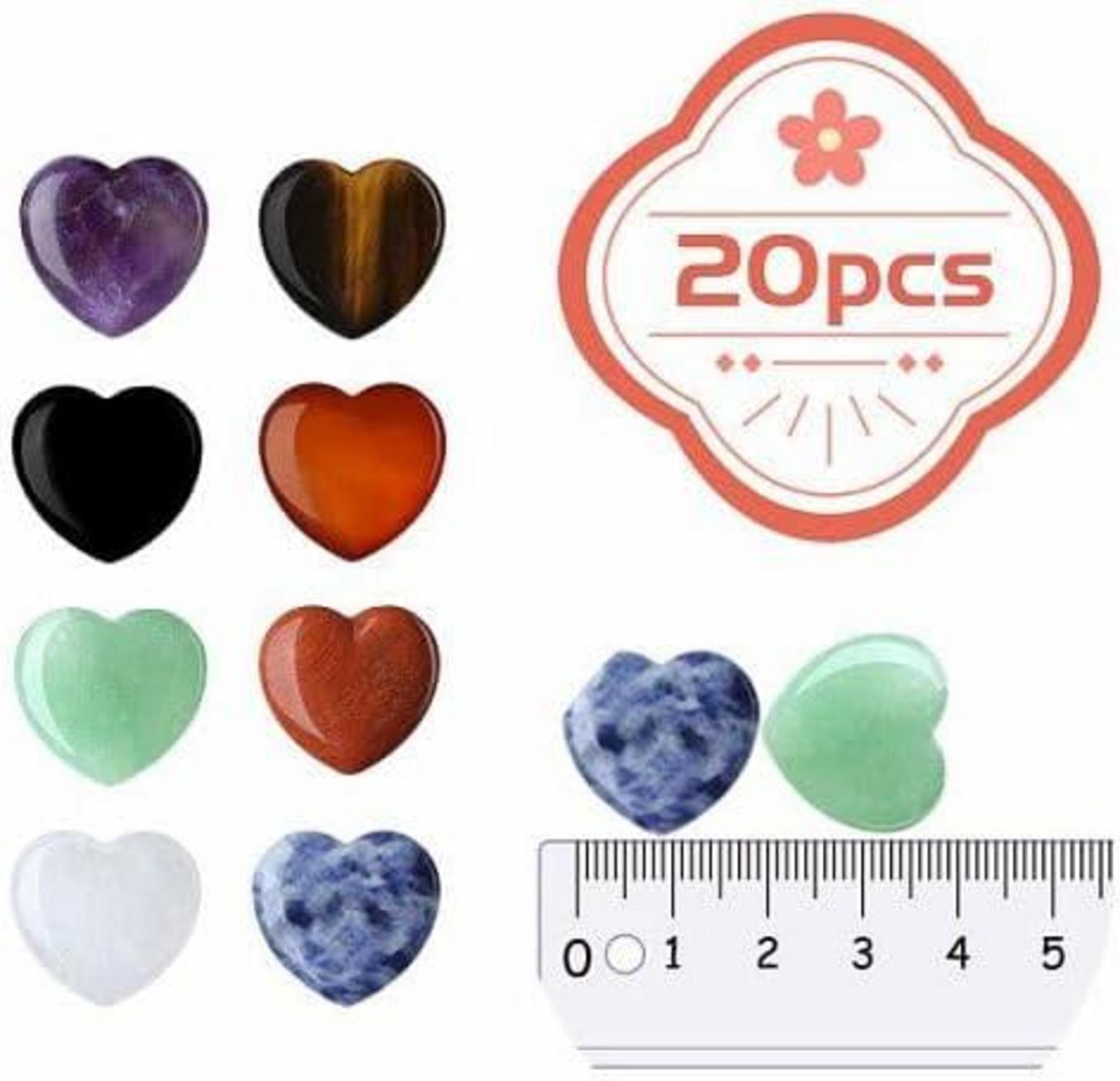 Drachenblutstein Herz Kristalle Stein Natürlich Heil Chakra Reiki 20mm