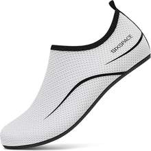 Wasserschuhe Schnell Trocknend Rutschfest für Damen und Herren Weiß