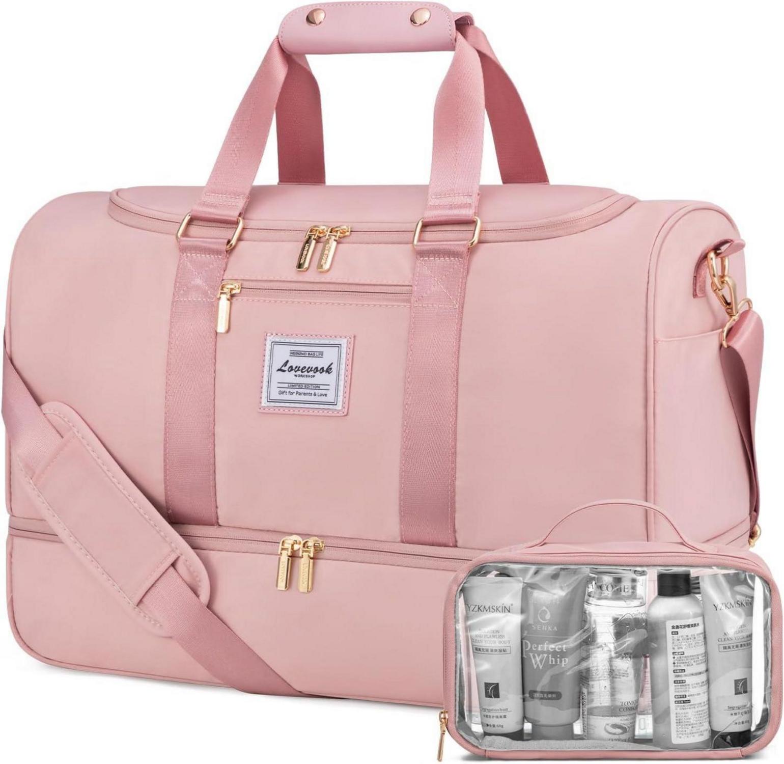 Sporttasche Damen LOVEVOOK - Reisetasche Wasserdicht mit Schuh- und