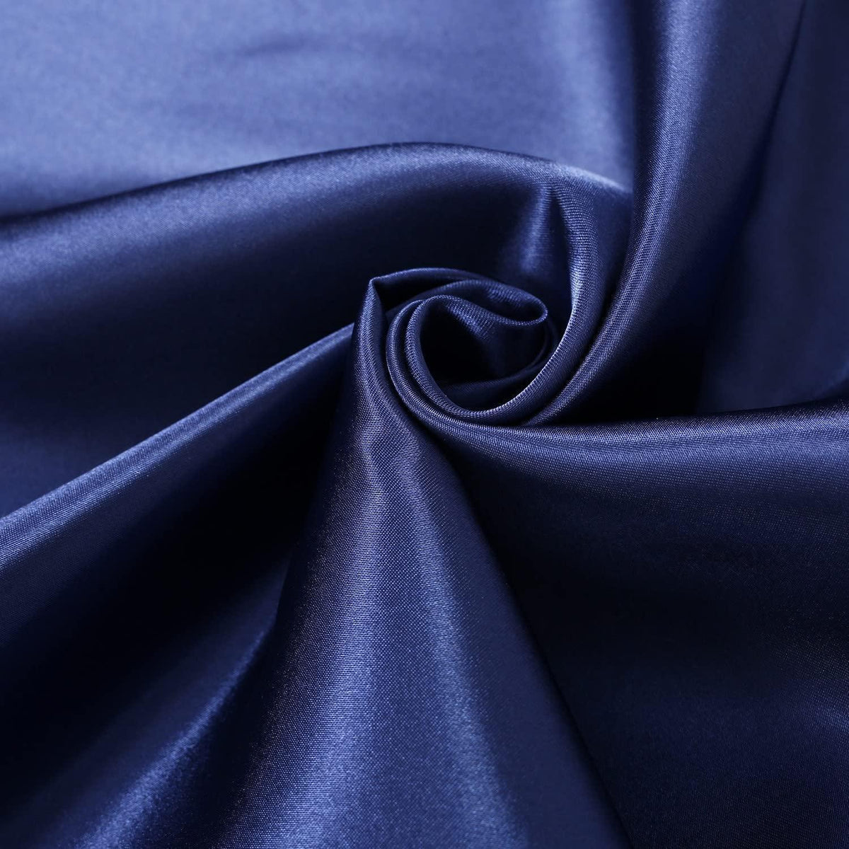 Satin Bettwäsche Set 135x200cm Blau – 4-teilig, Luxus & Weich