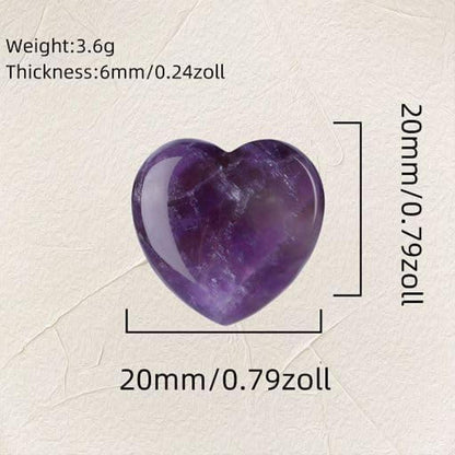 30 Herz Kristall Heilsteine Sets Meditation Chakra Geschenk
