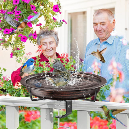 Vogeltränke hängend Vintage-Kupfer für Balkon Garten