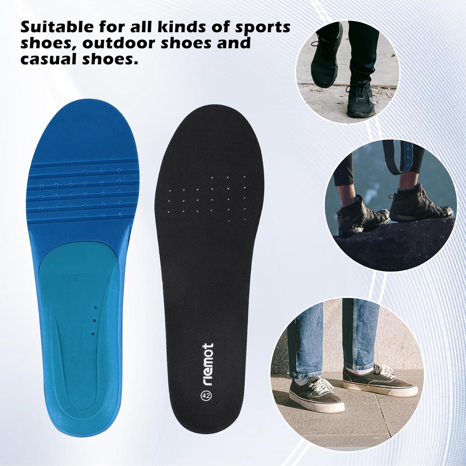 Sport Komfort Einlegesohlen Arch Support Atmungsaktiv Gr.36-47