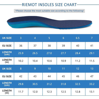 Komfort Einlegesohlen für Herren Damen - Arch Support