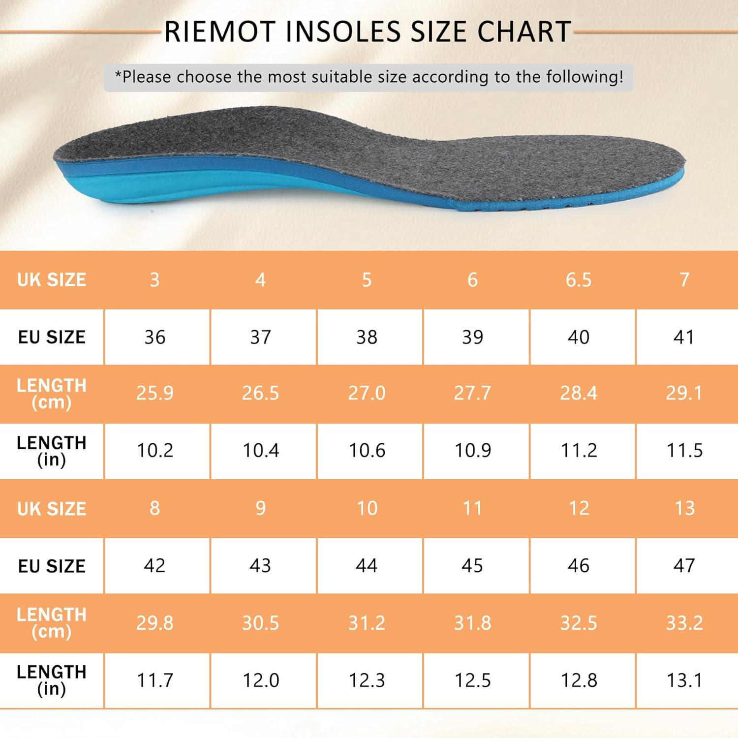 Sport Komfort Einlegesohlen Arch Support Dämpfung Gr.36-47