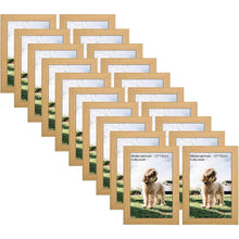 Kollyseek 20er Set Bilderrahmen 10x15 cm MDF Holz Acrylglas