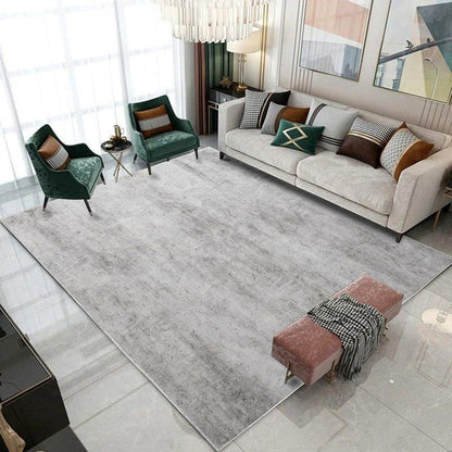 Moderne Graue Teppiche Weiß 160x200cm Kurzfloriges Wohnzimmer Schlafzimmer