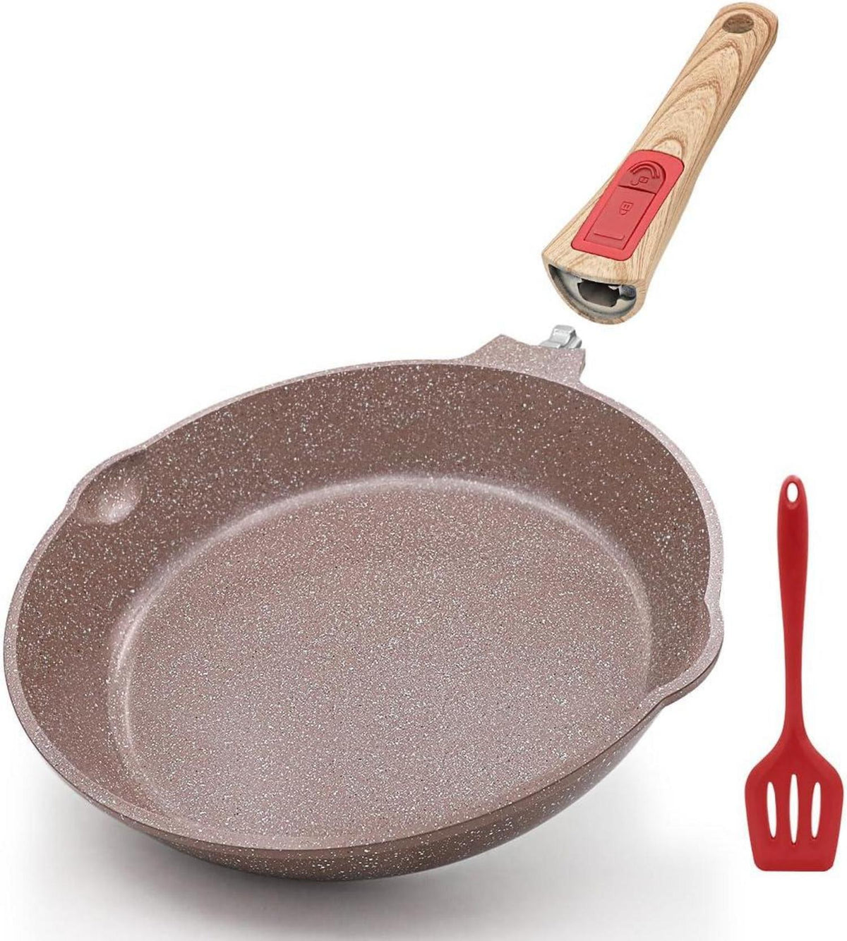 Antihaft-Keramikbeschichtung Bratpfanne 28cm gesund Pfanne abnehmbar