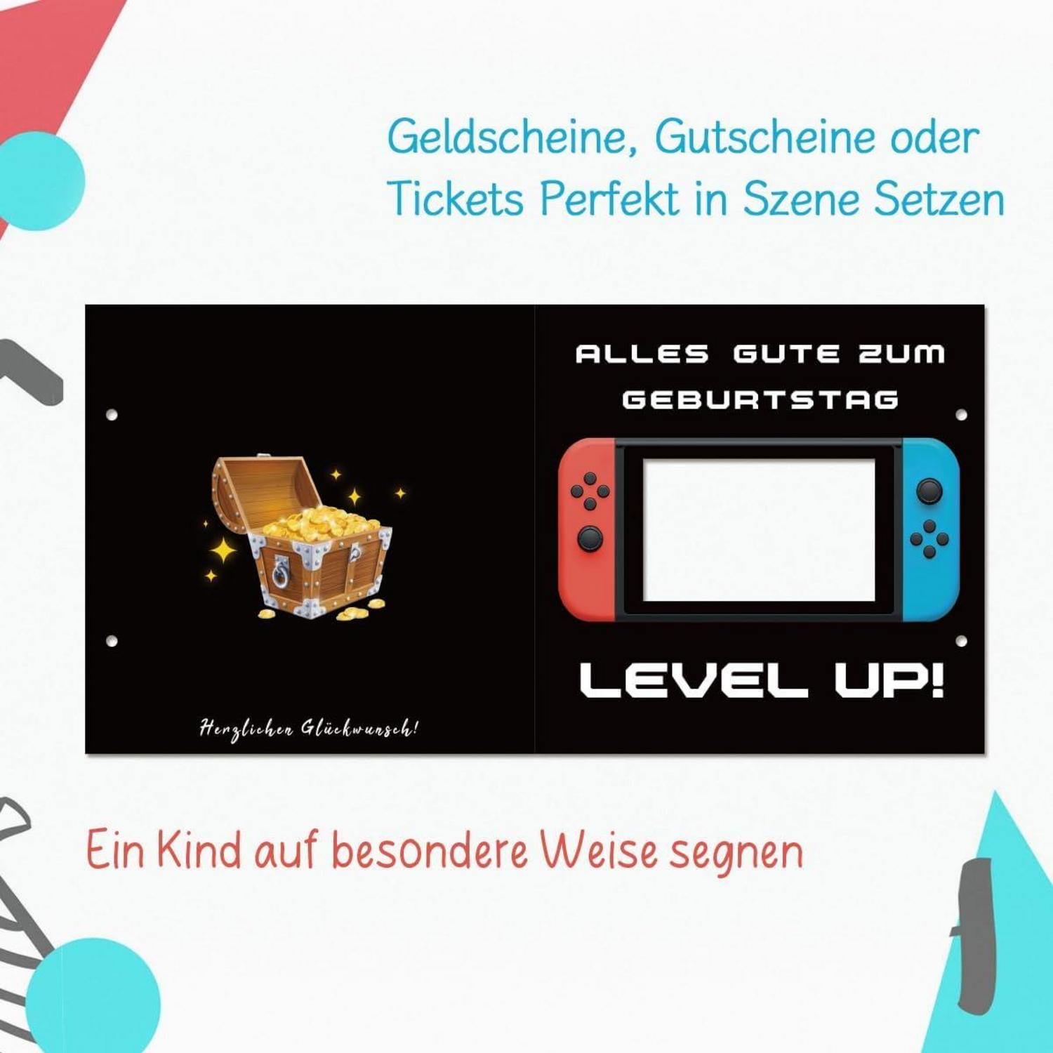 Geldgeschenke Verpackung Gamepad Umschlägen Gaming Deko